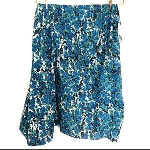 Nwt M MISSONI Graphic Asymmetrical A-line Skirt 6